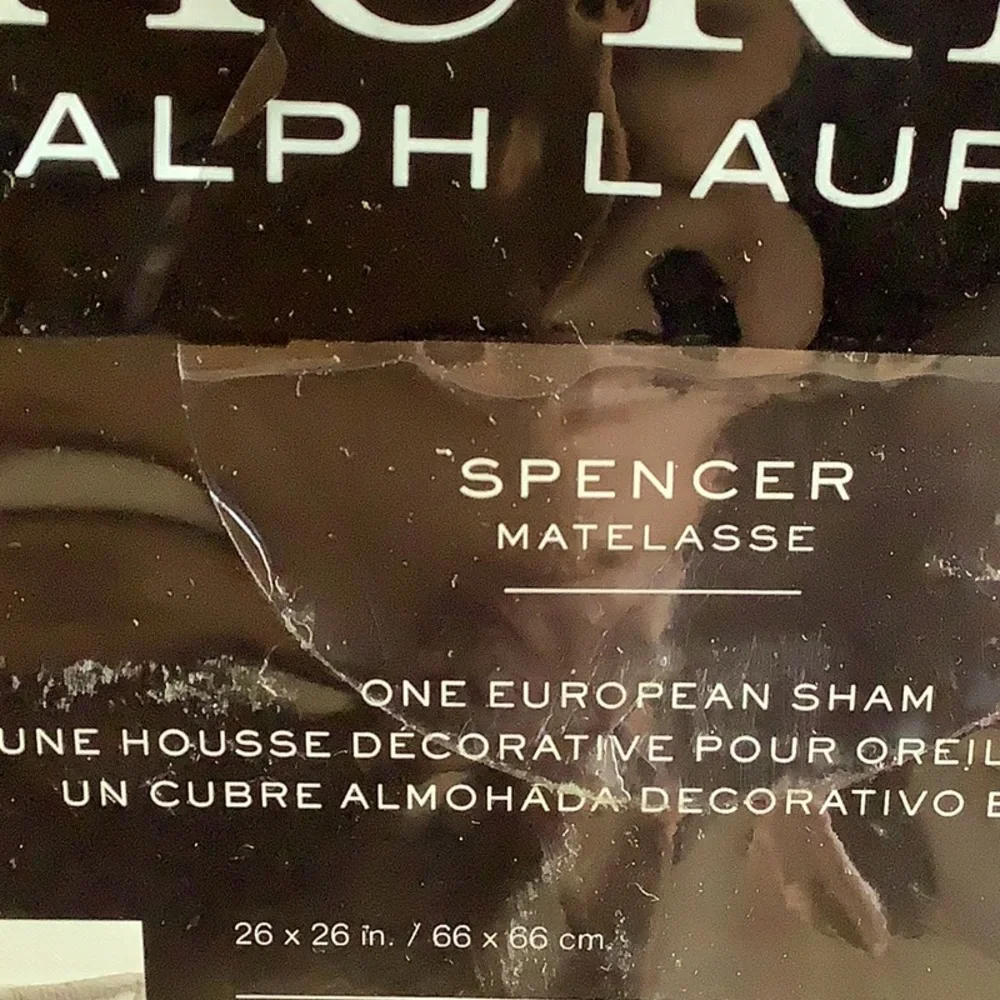 Ralph Lauren Spencer Matelasse European Sham.